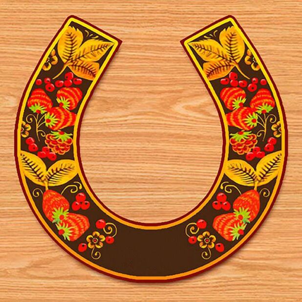 Enchanted horseshoe for luck and wealth