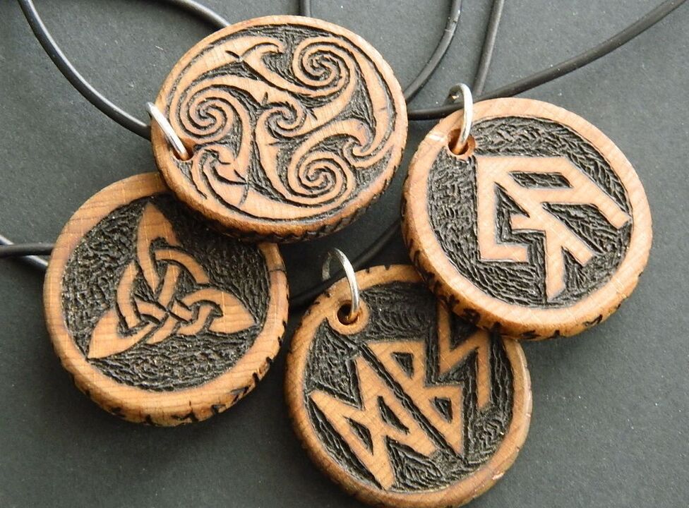 pendants with lucky runes